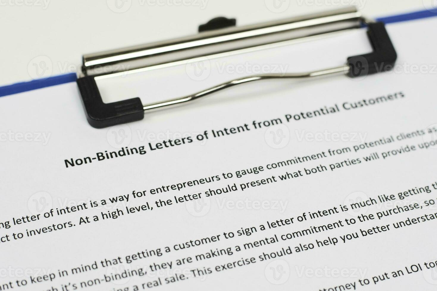 Nonbinding letter of Intent from potential customers 31171634 Stock