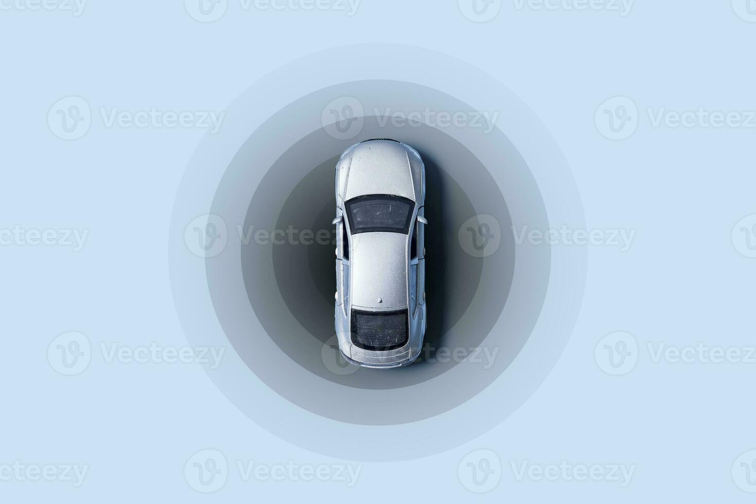 Searching car location with gps tracker photo