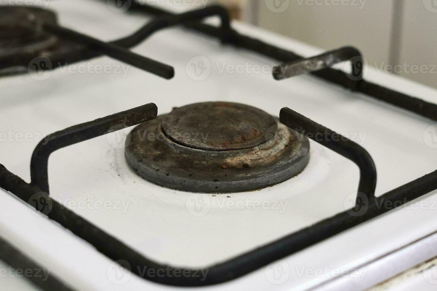 An old gas stove photo