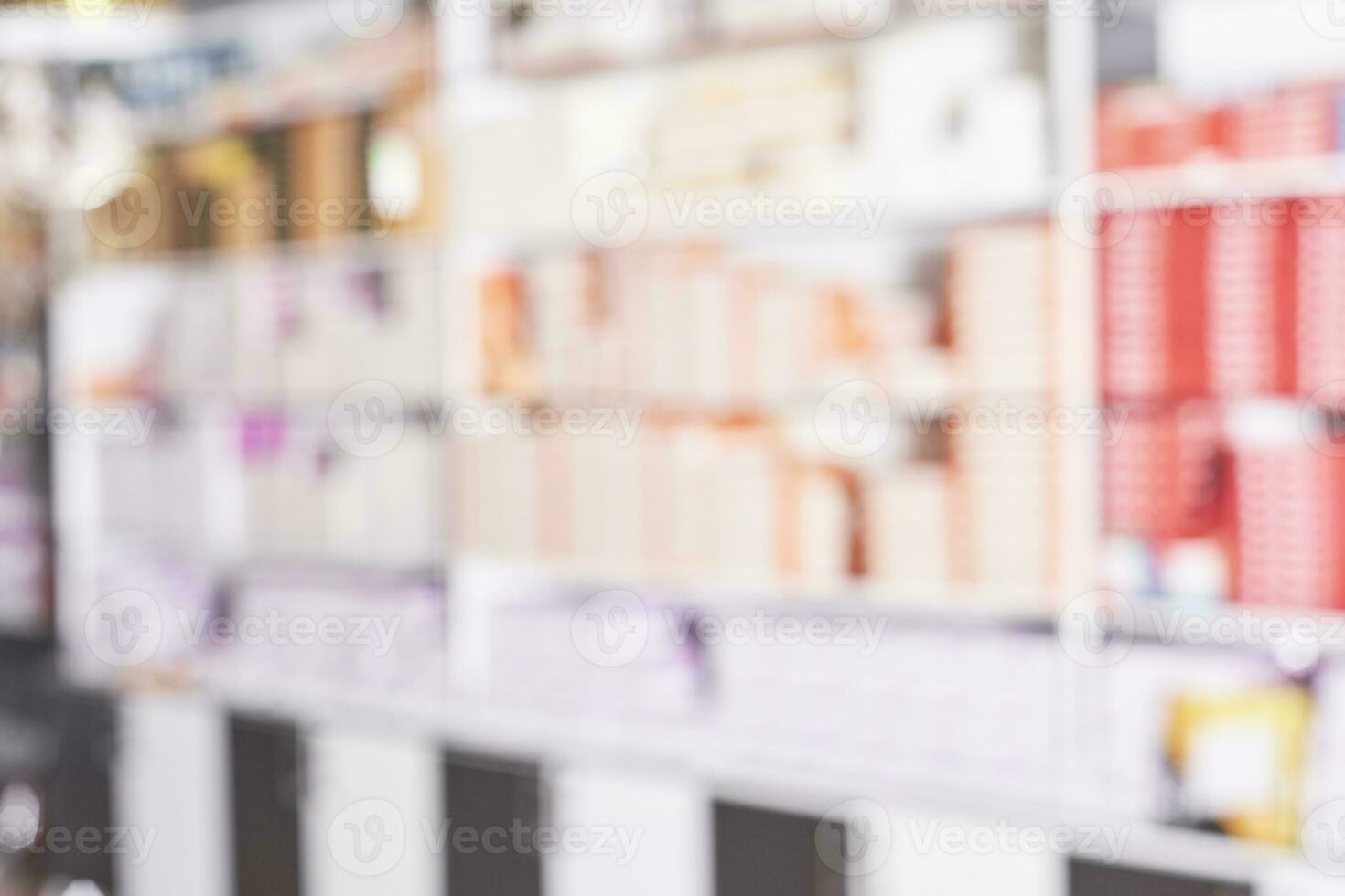 Blurred image of construction store photo