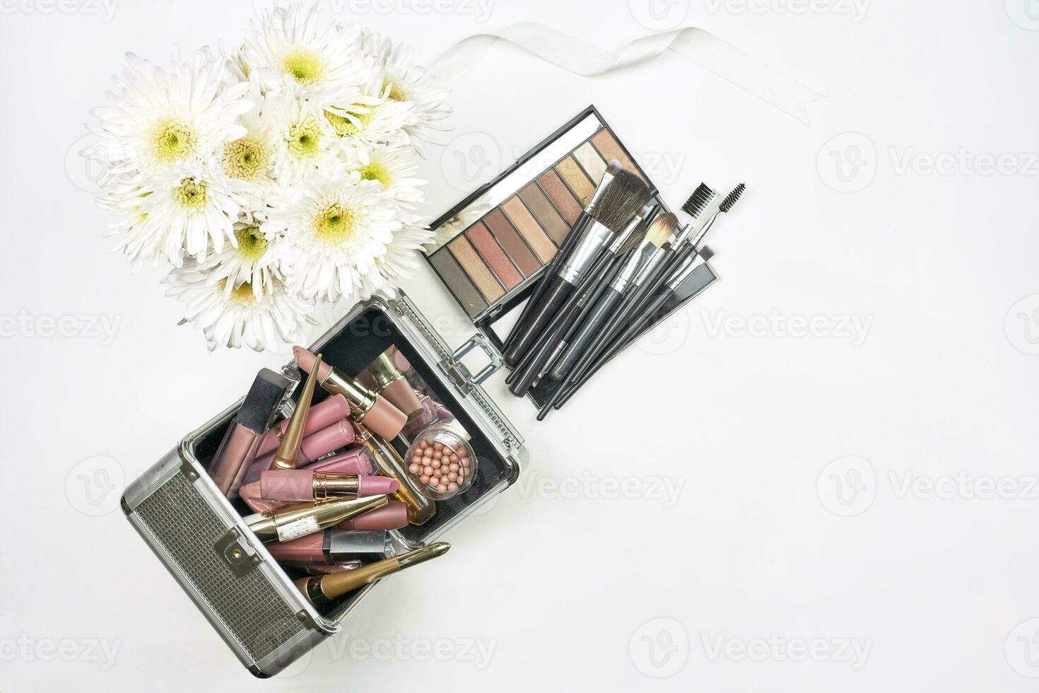 Refreshing spring cosmetics photo