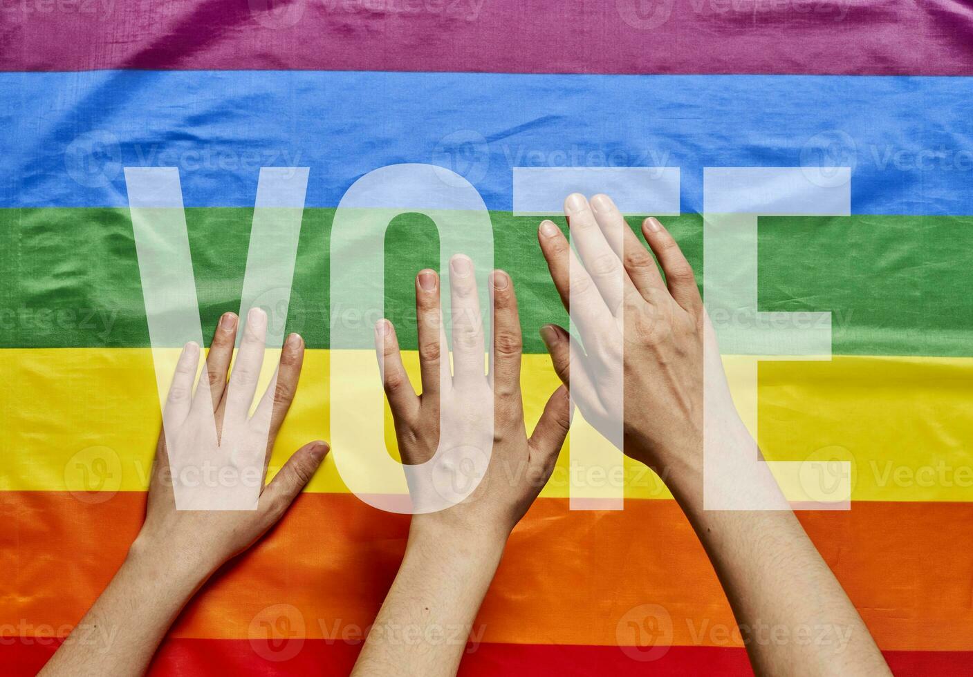 Flag of LGBT photo