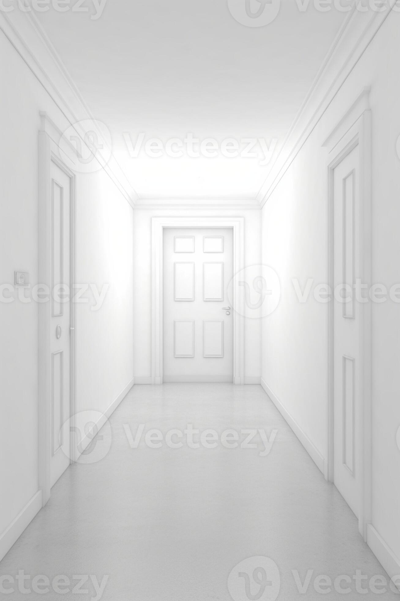 White door in hotel room, Generative AI 31175340 Stock Photo at Vecteezy