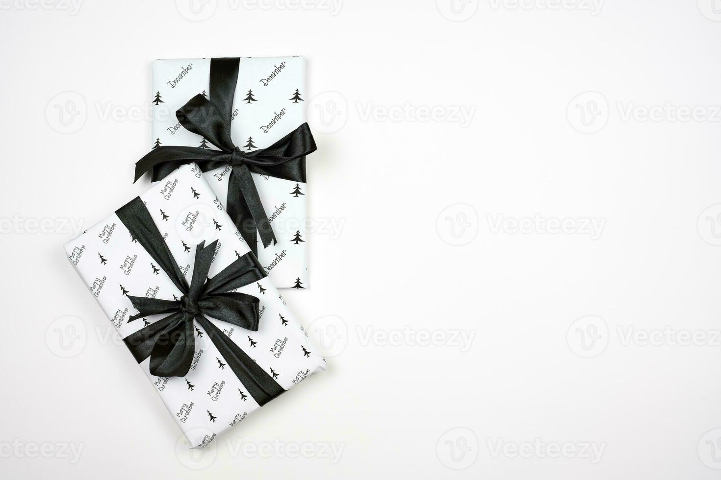 X-mas gift box on white photo