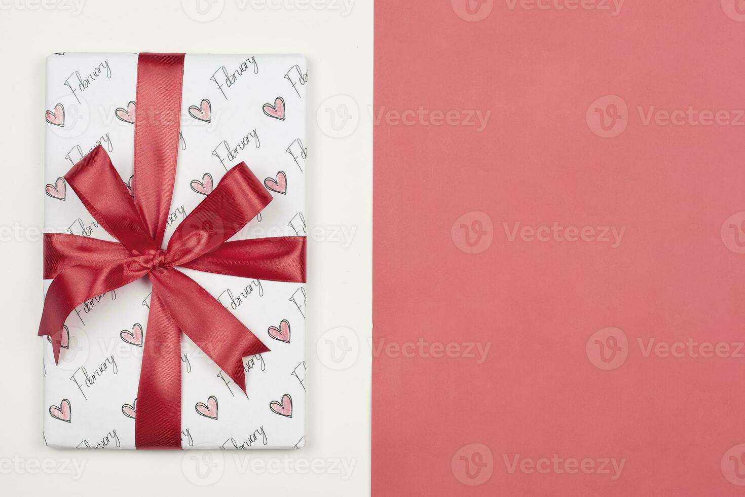 Valentine day gift box photo