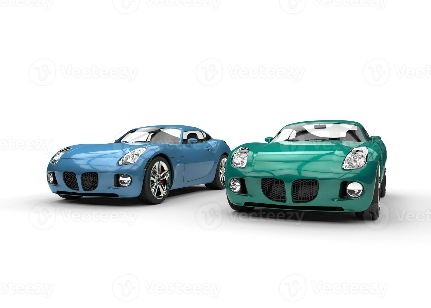 Blue Metallic Stylish Cars photo