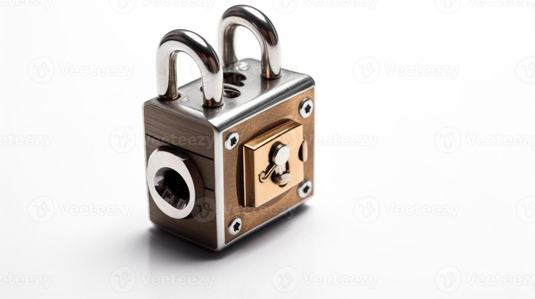 Key Code lock isolated on white background, Generative AI 31178617