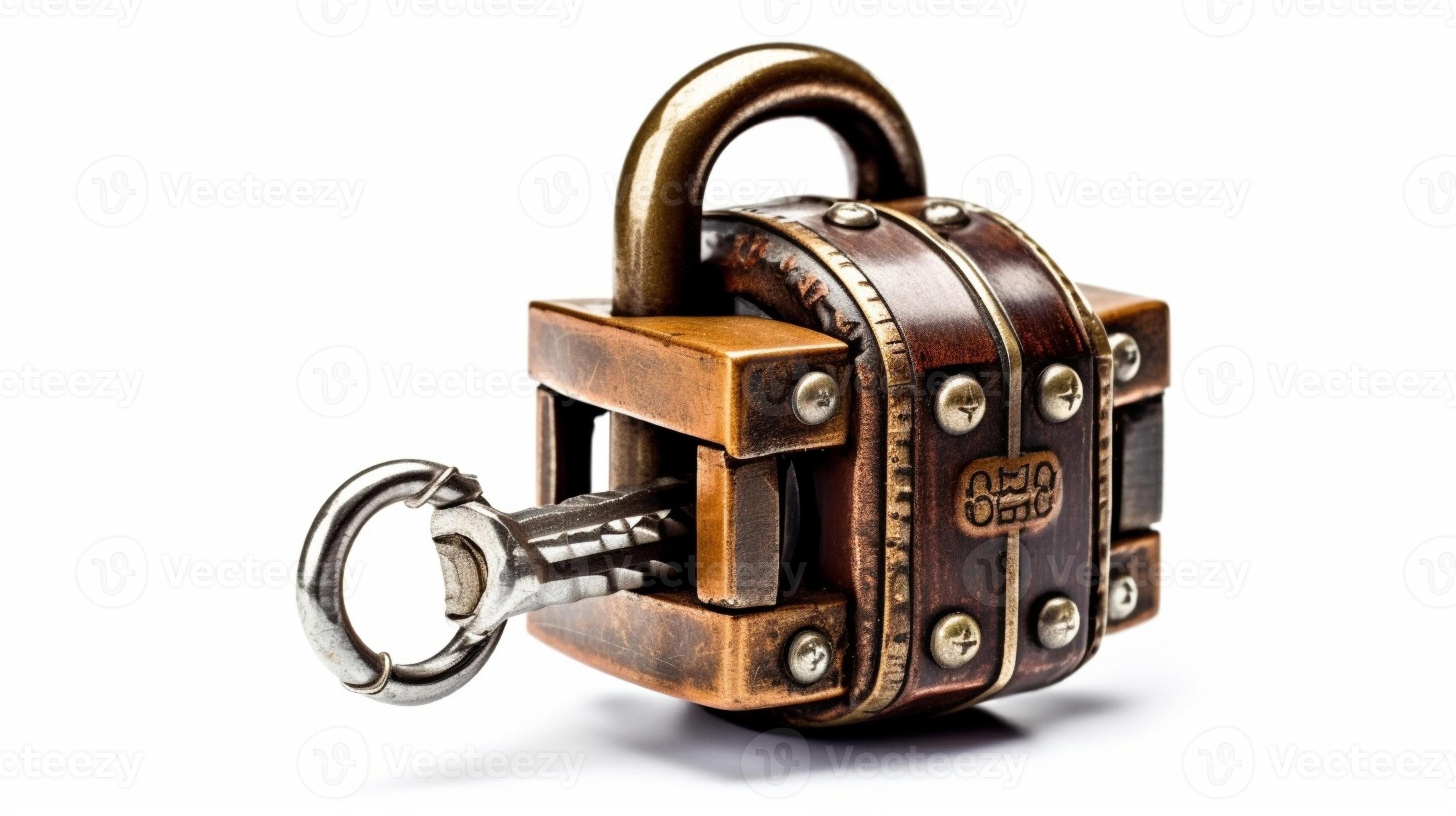 Key Code lock isolated on white background, Generative AI 31178621