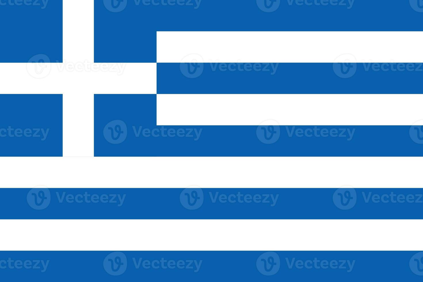 The official current flag of Greece. State flag of Greece. Illustration. photo