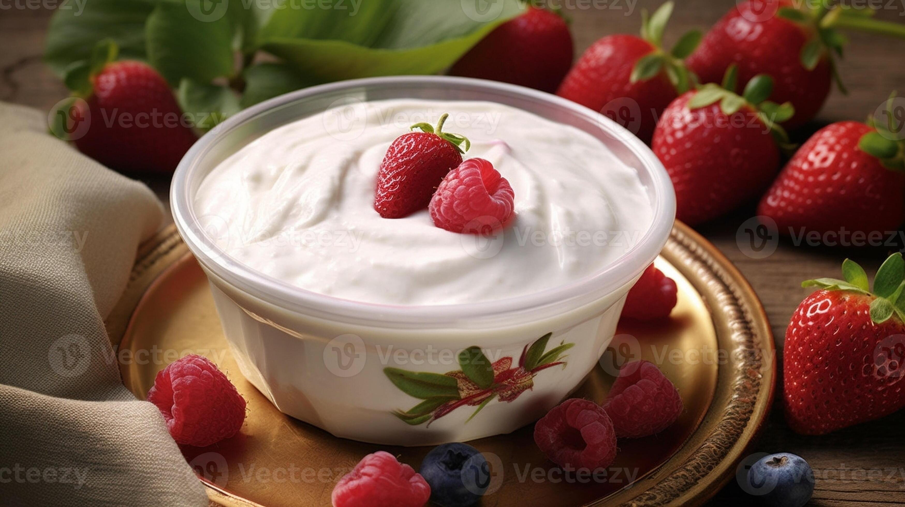 jelly with yoghurt, Generative AI 31182162 Stock Photo at Vecteezy