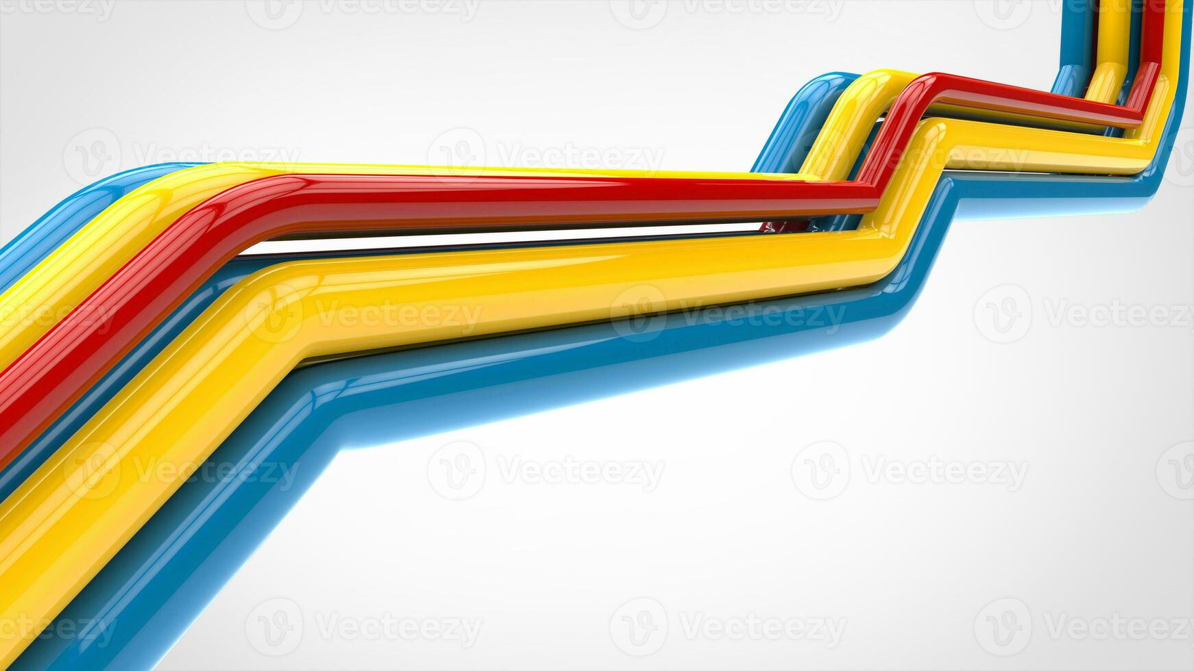 Apstract multicolored pipes photo