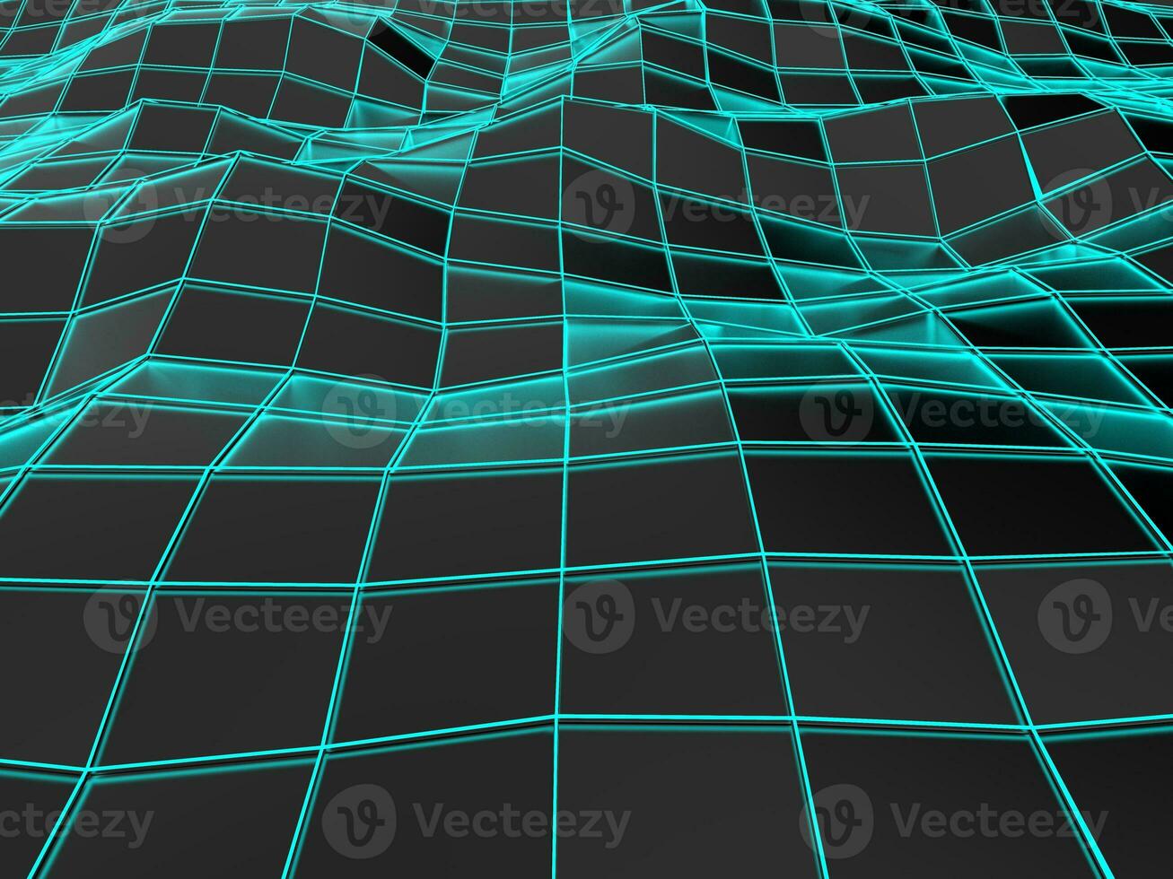Abstract lines wave low poly background photo