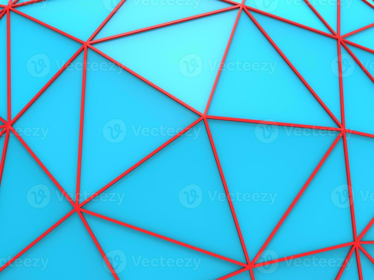 Bright blue low poly background photo