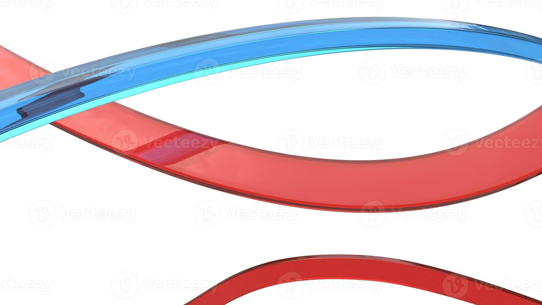 Abstract glass flows and forms photo