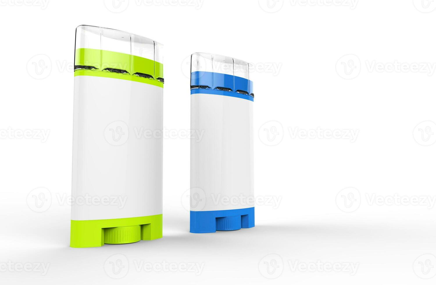verde y azul desodorante palos foto