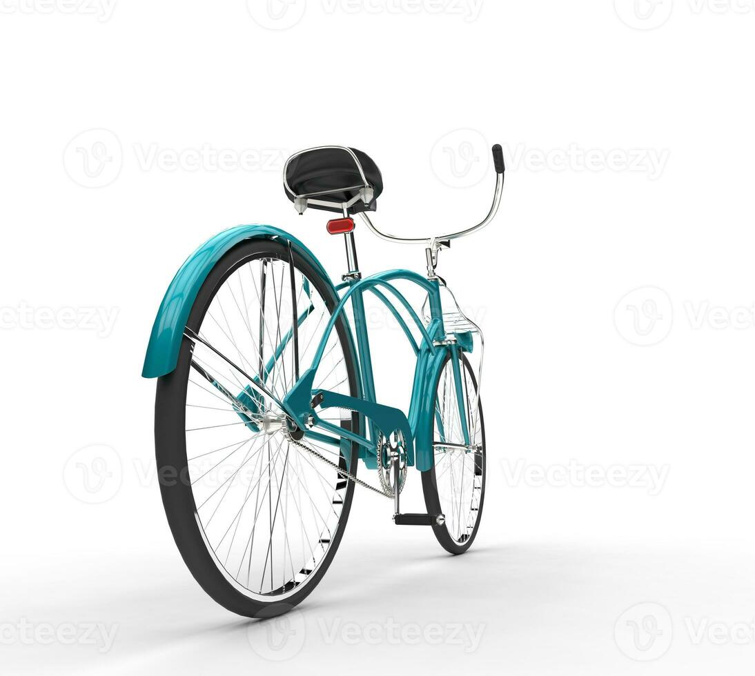 Light Blue Vintage Bicycle photo