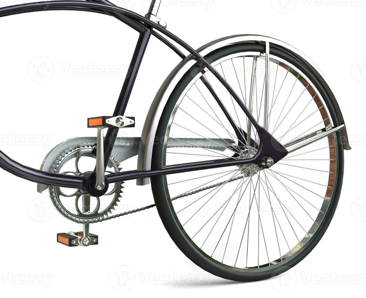 Rear Bicycle Wheel photo