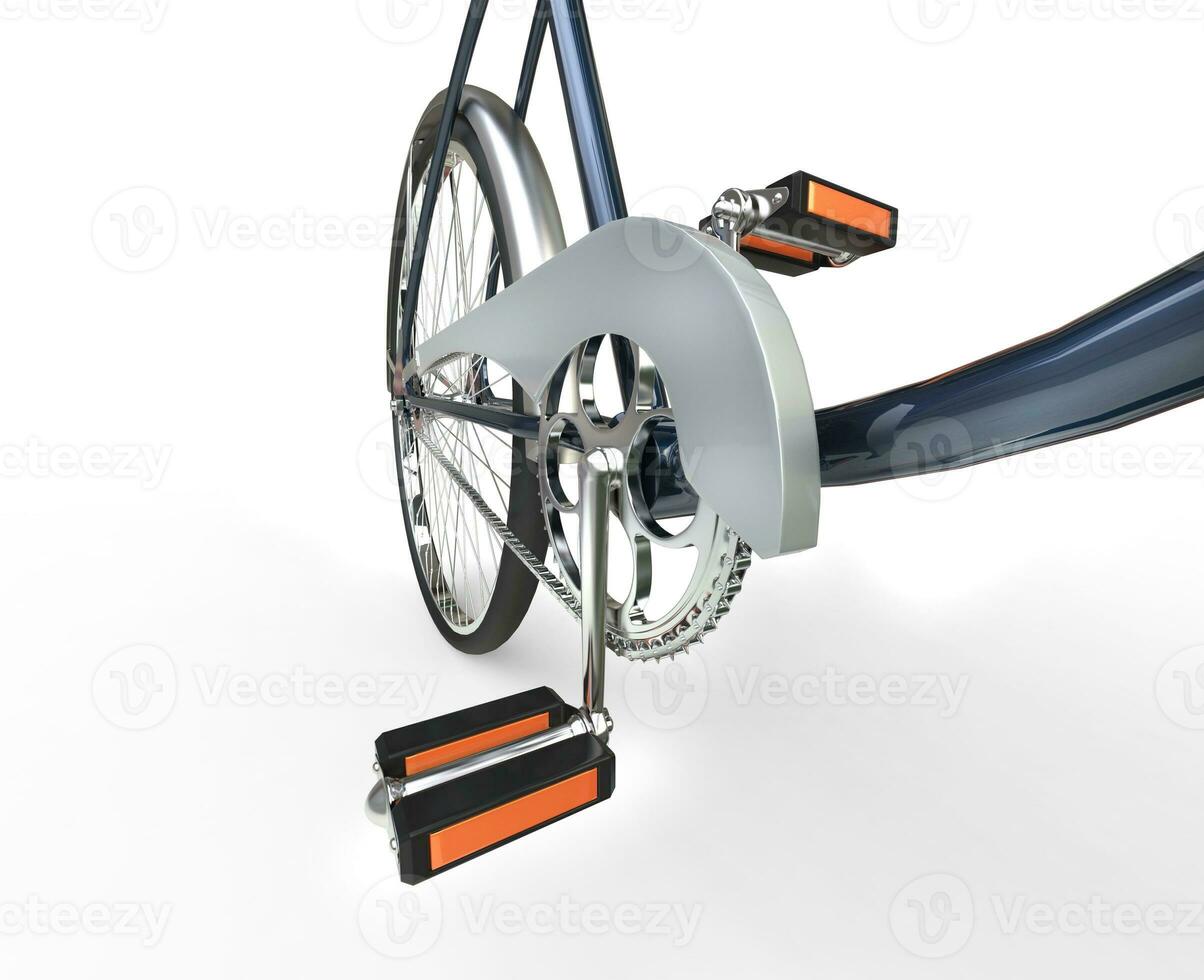 Vintage bicycle pedals - closeup photo