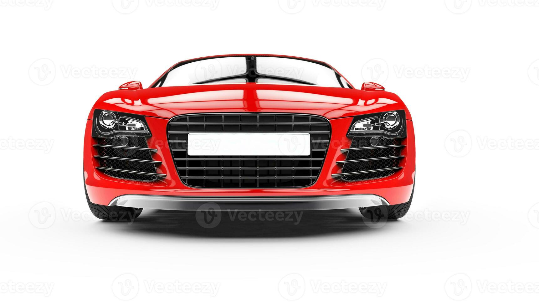 Red Supercar Front photo