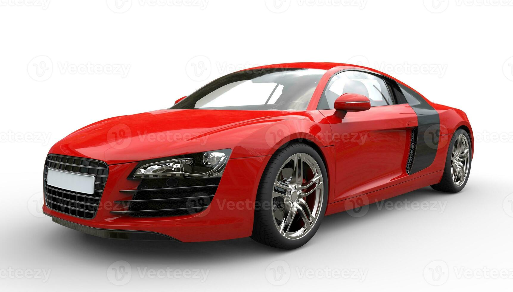 Red Supercar - Studio Beauty shot photo