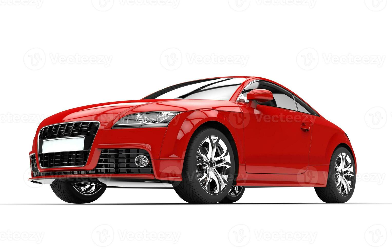 Red Car - low angle shot photo