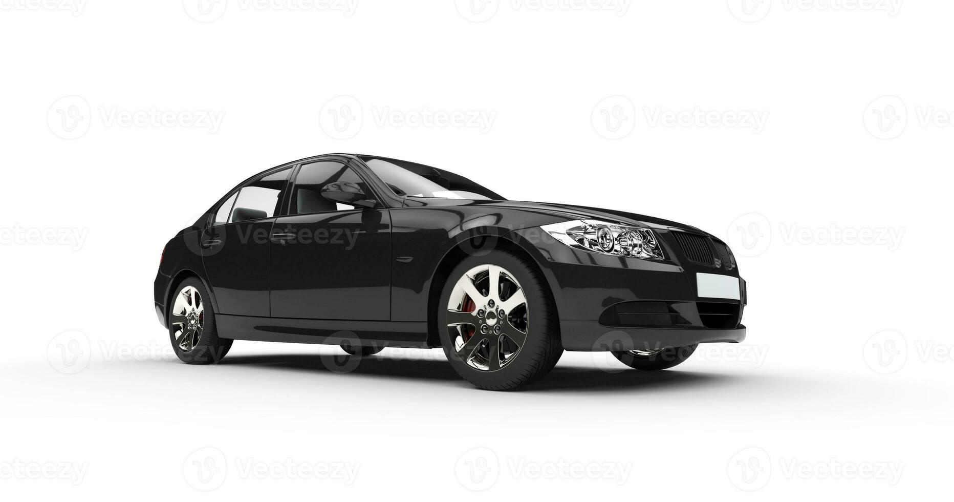 negro poderoso coche foto