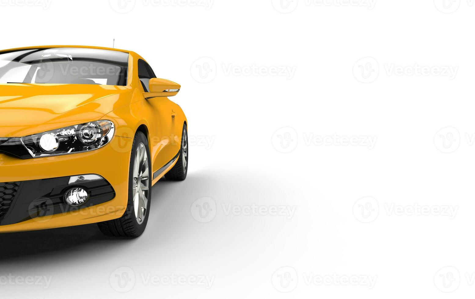 Yellow Modern Car photo