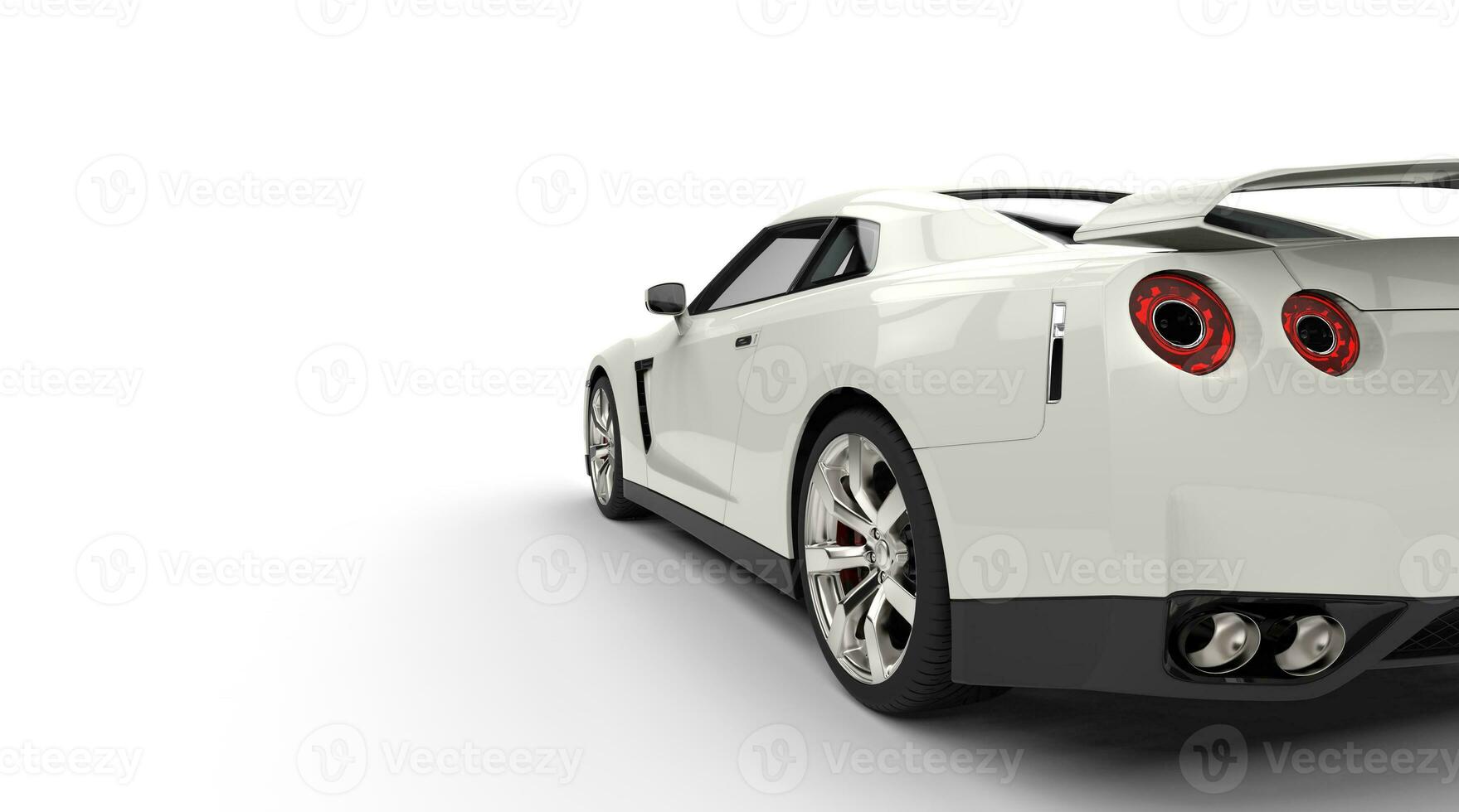 White Sports Car photo