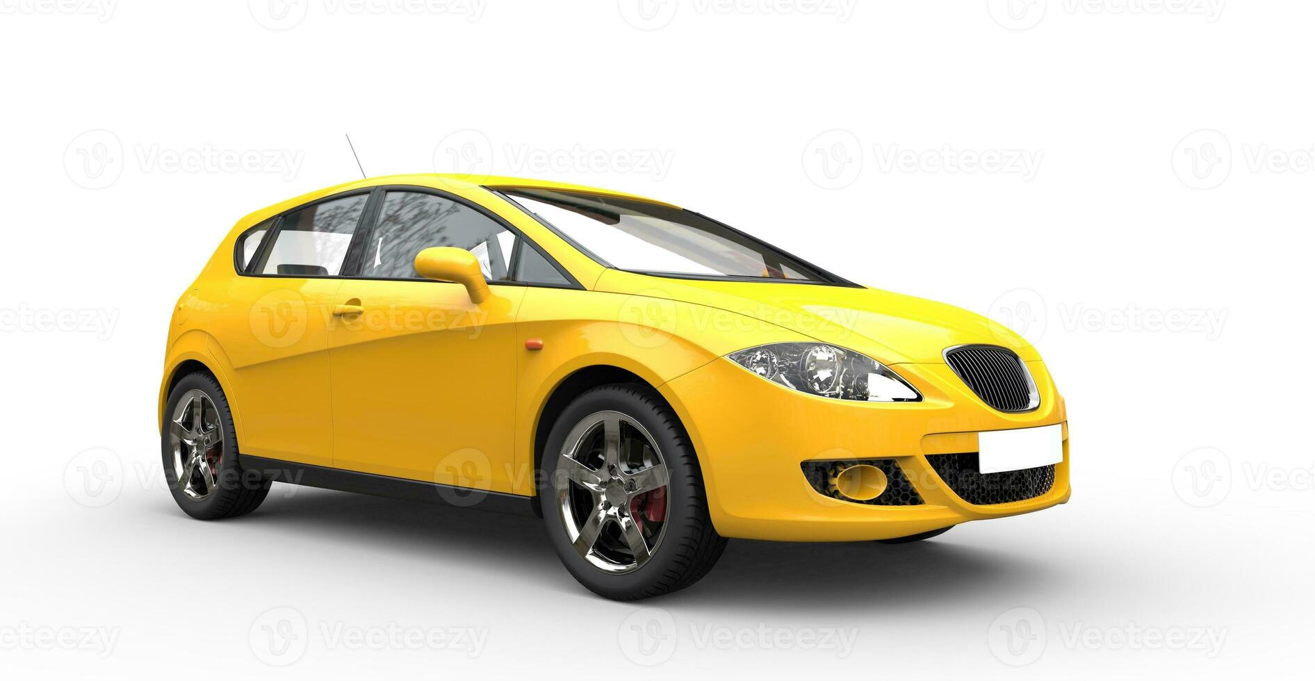 Yellow Family Car photo