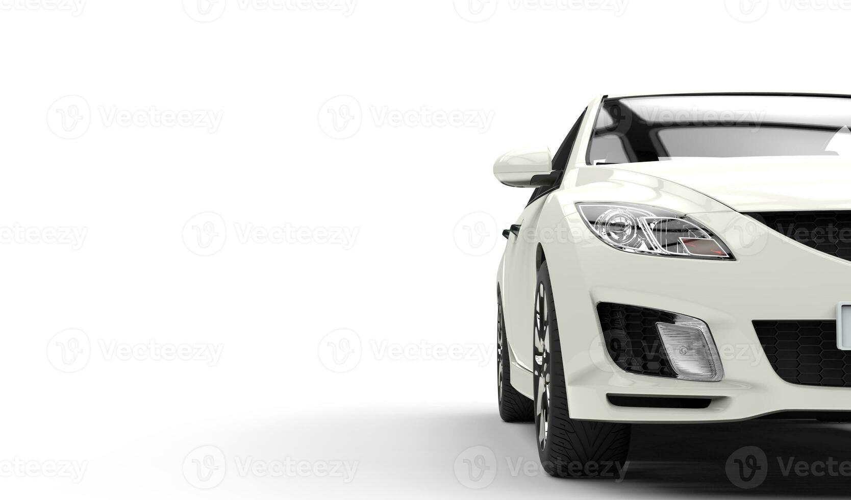 White Car Cutout photo