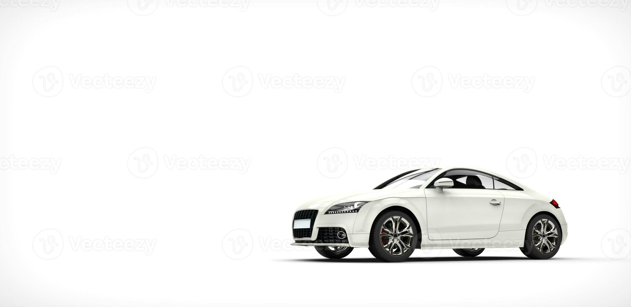 Cool White Car 2 photo