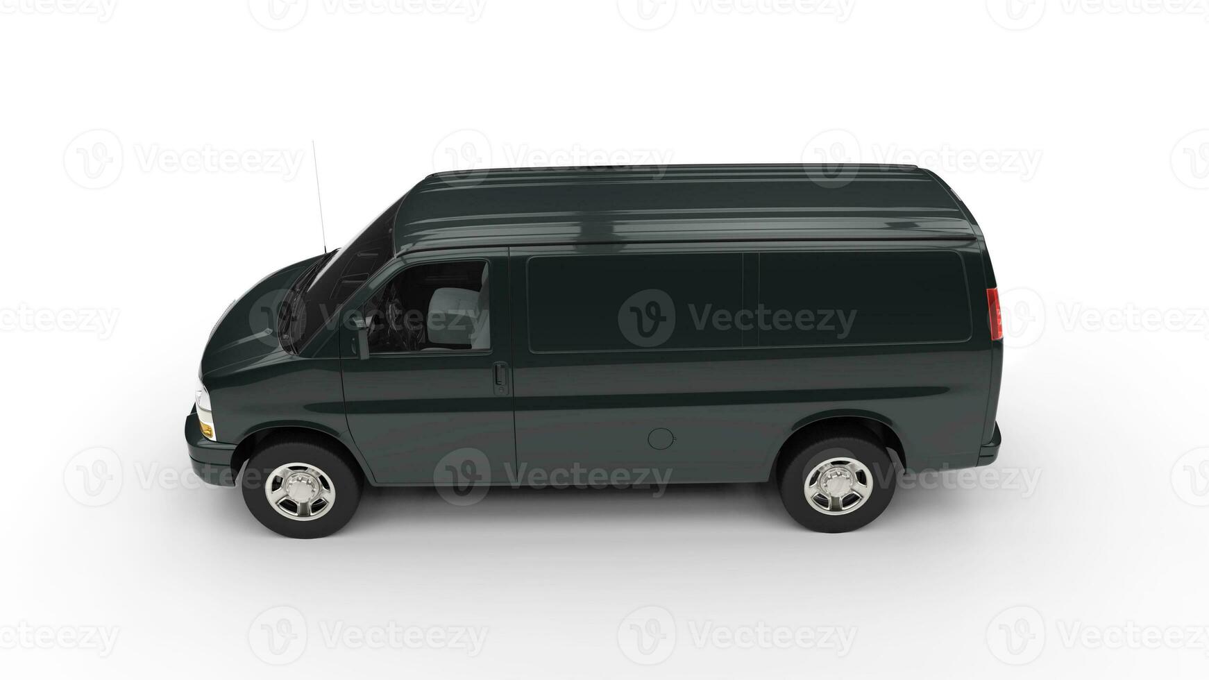 Black Van Side View photo