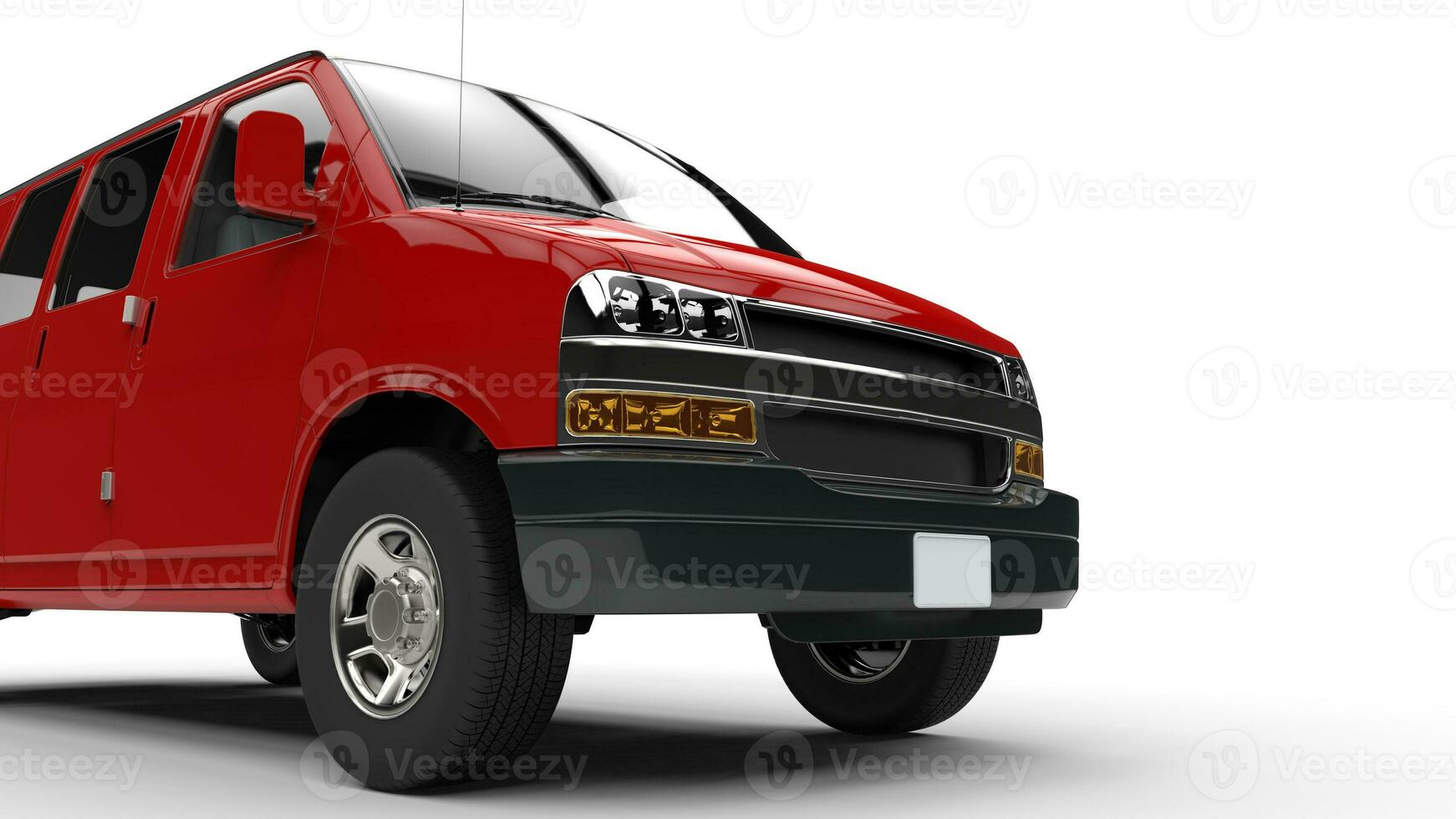 Red Van Lower Front Cutout photo