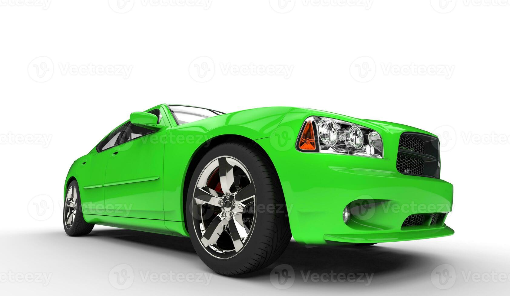 Green American Car photo