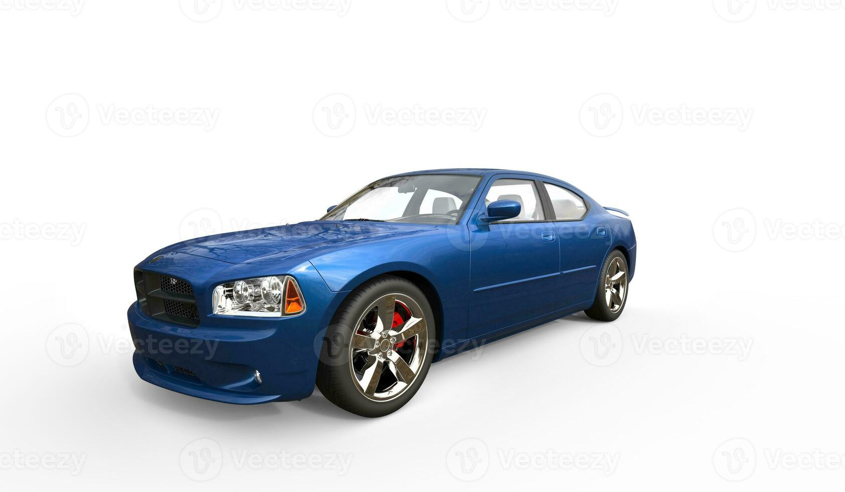 azul americano coche foto