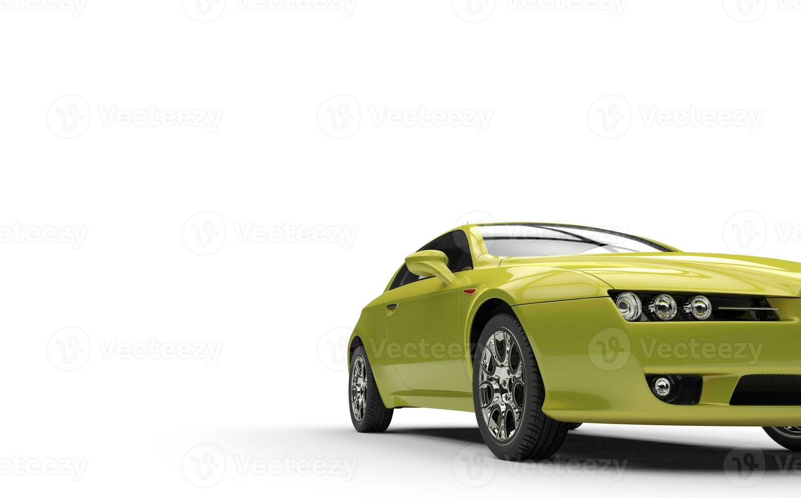 Yellow Green Car photo