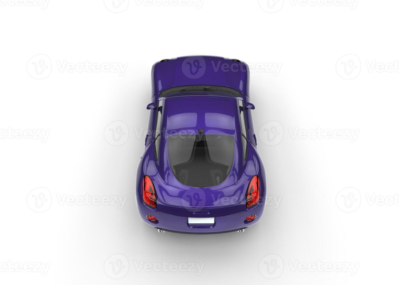Purple Sedan Top View photo