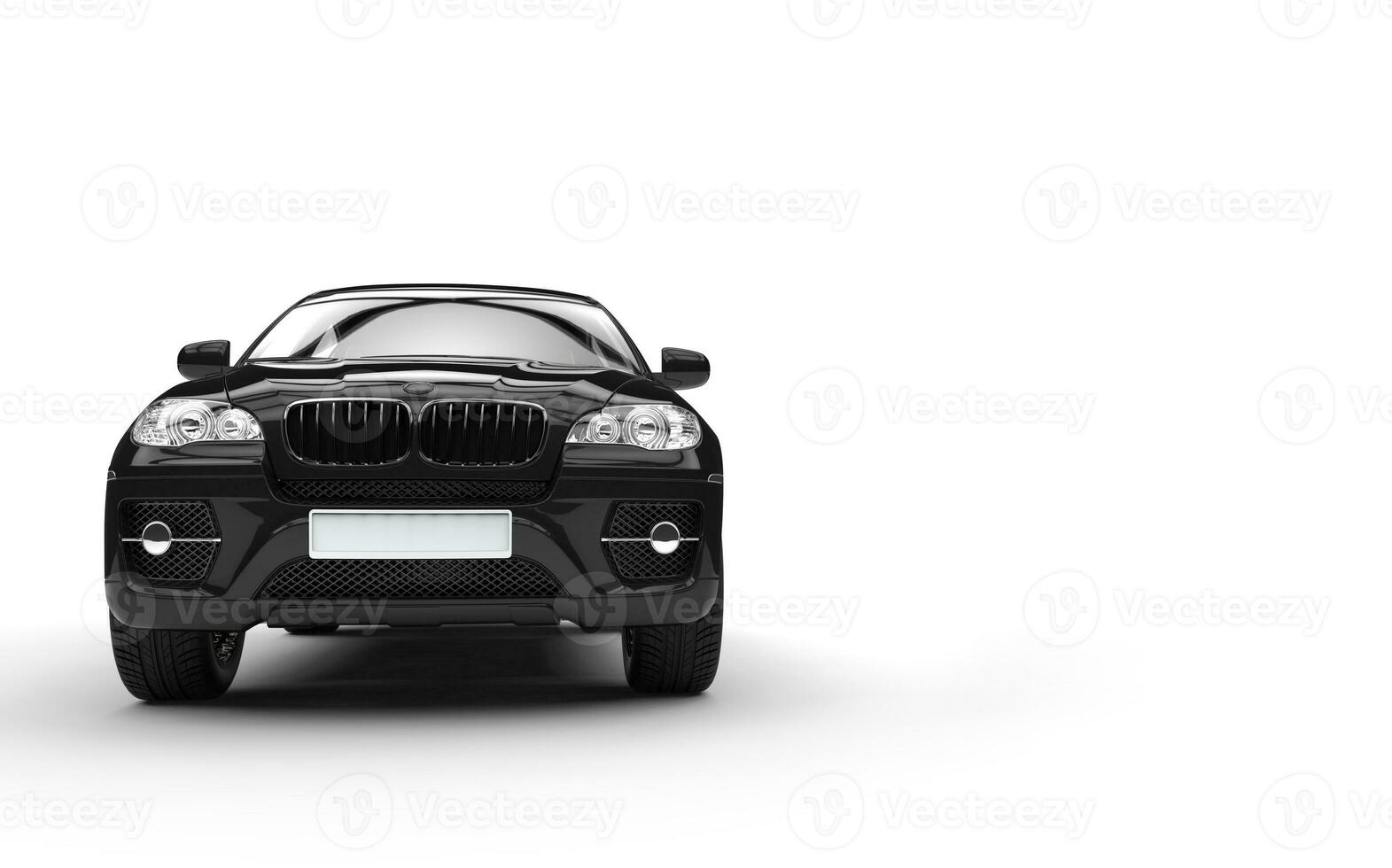Black SUV Front View photo