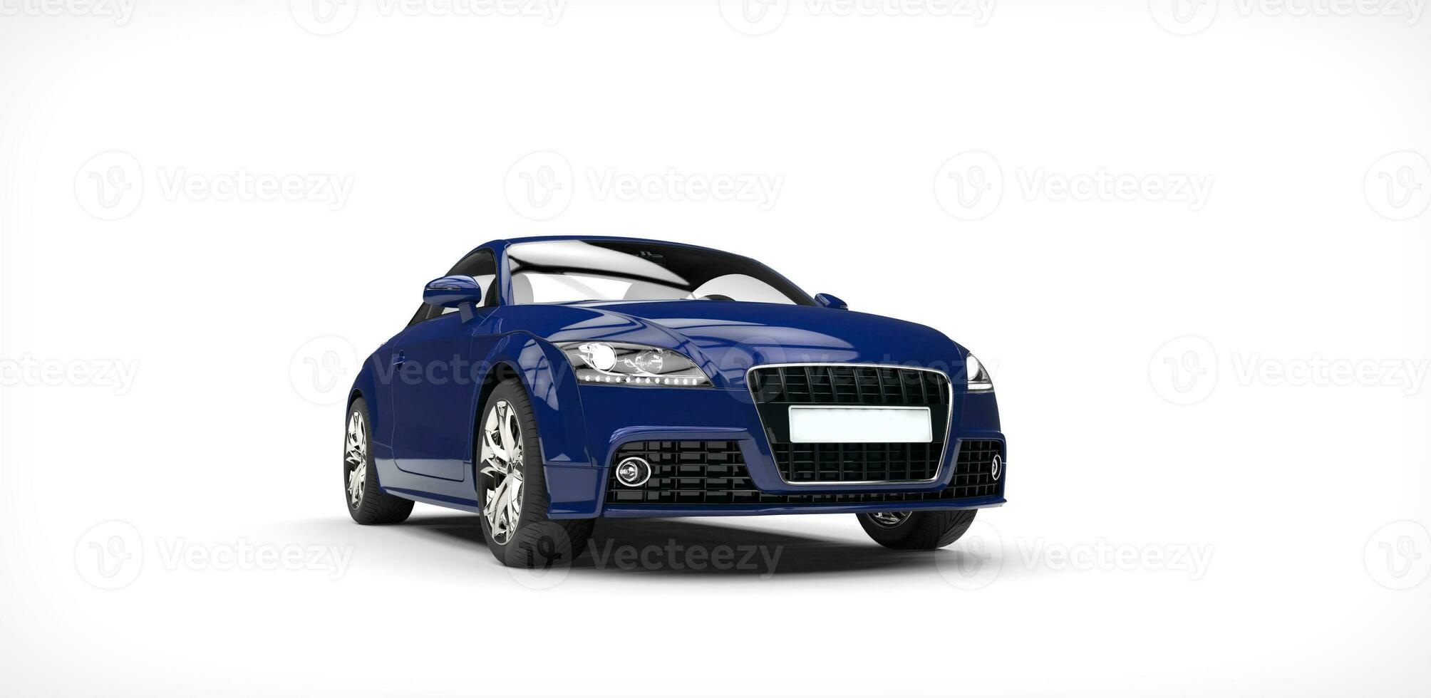 oscuro azul coche frente foto