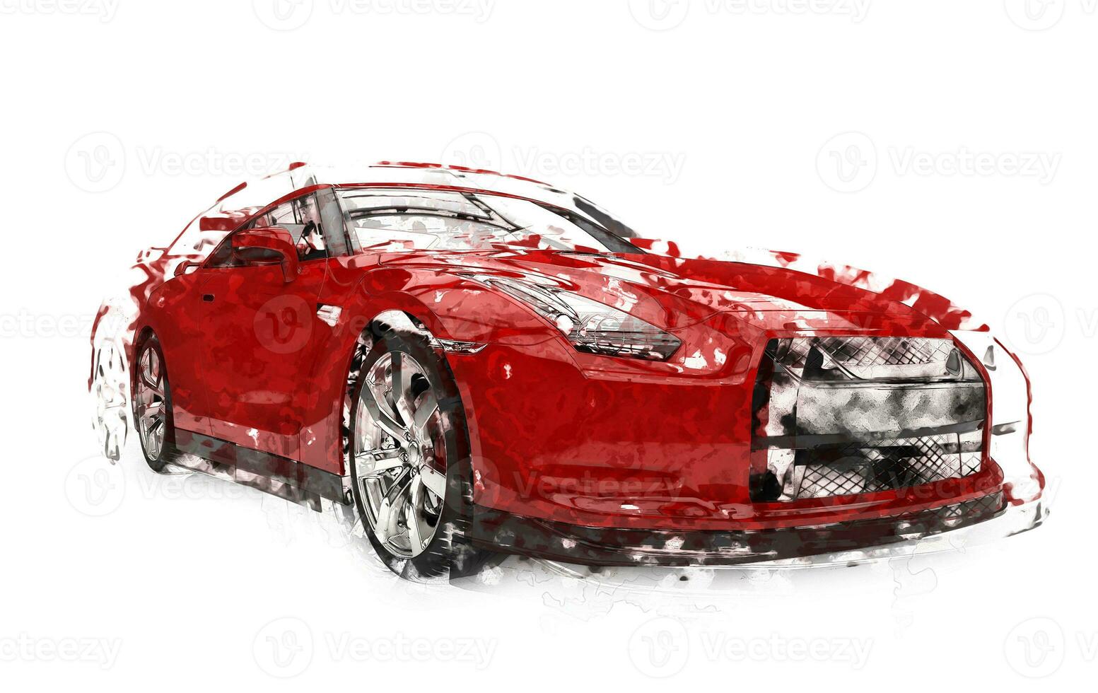 Sports Car Illustration photo