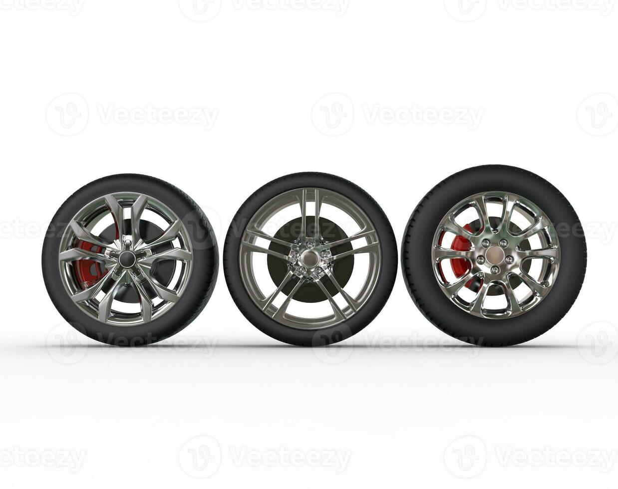 Car wheels - rims variations photo