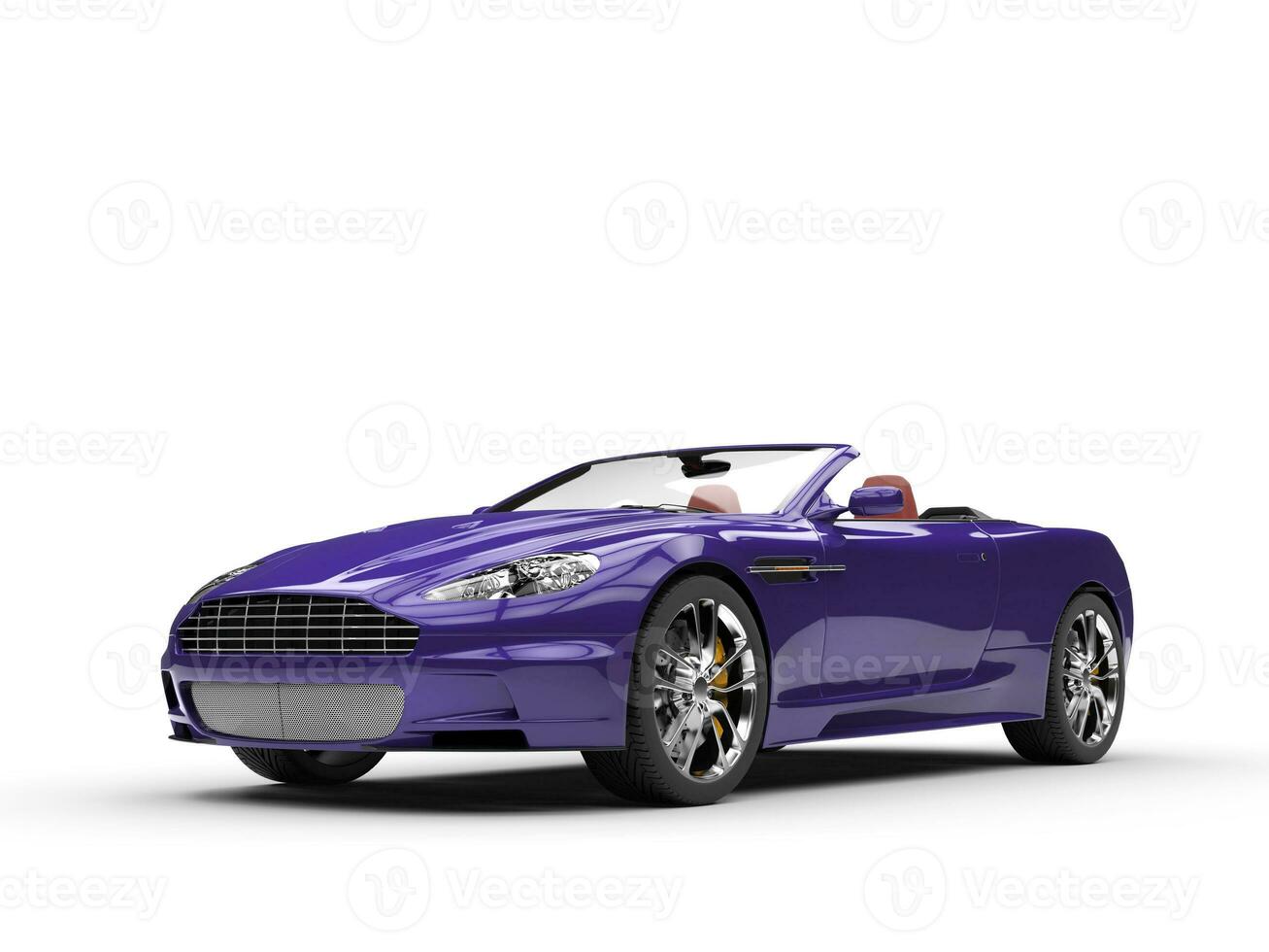 Purple sports car convertible photo