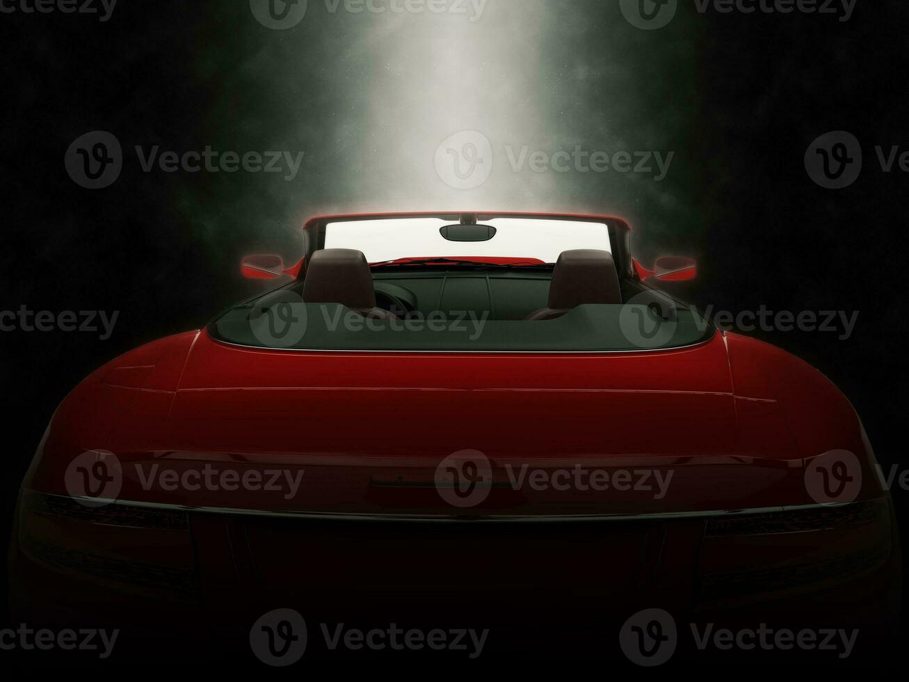 Awesome sports car - dark epic lighting photo