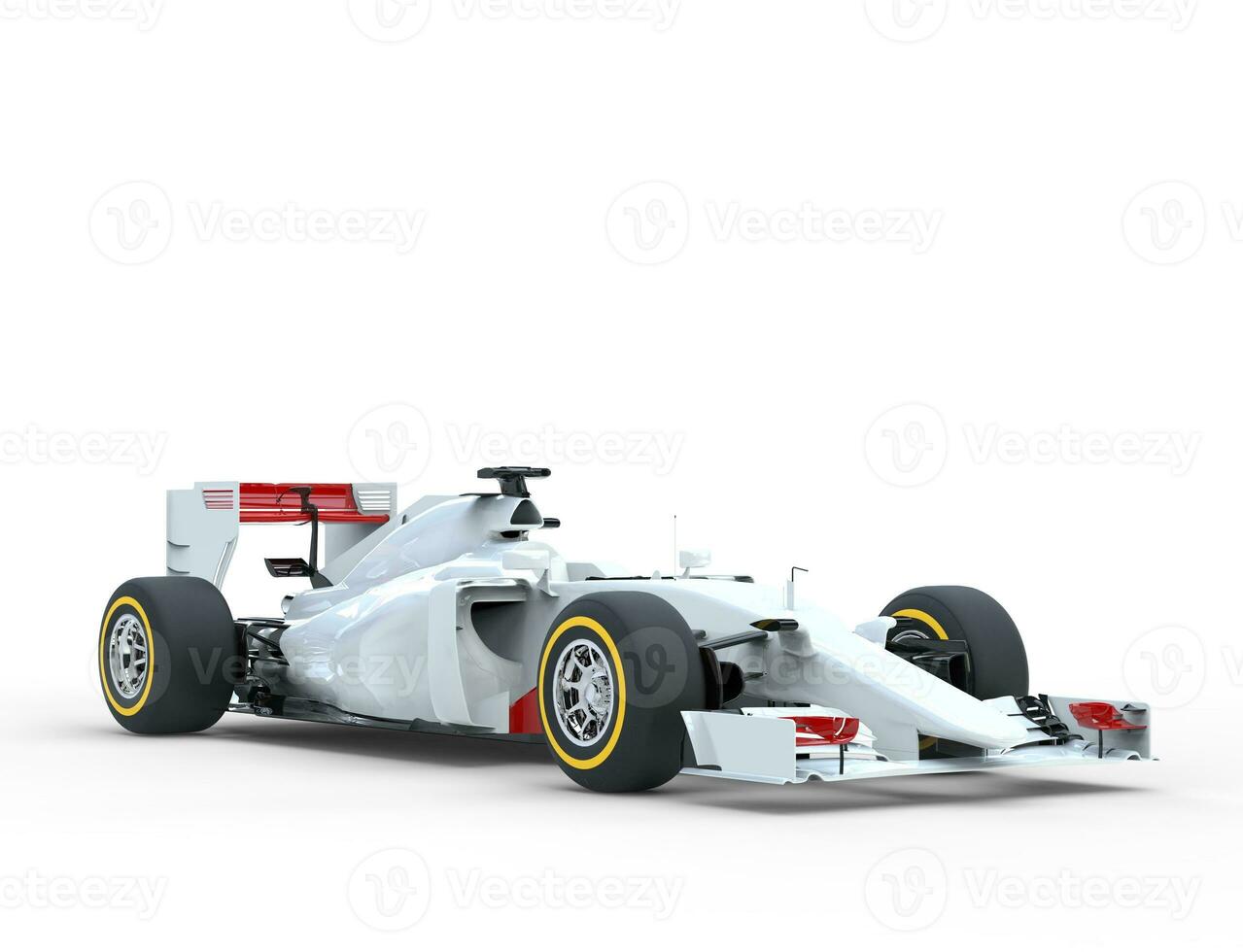 White Formula One Car - Studio Lighting photo