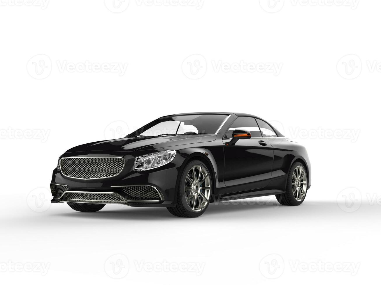 Black expensive modern car photo