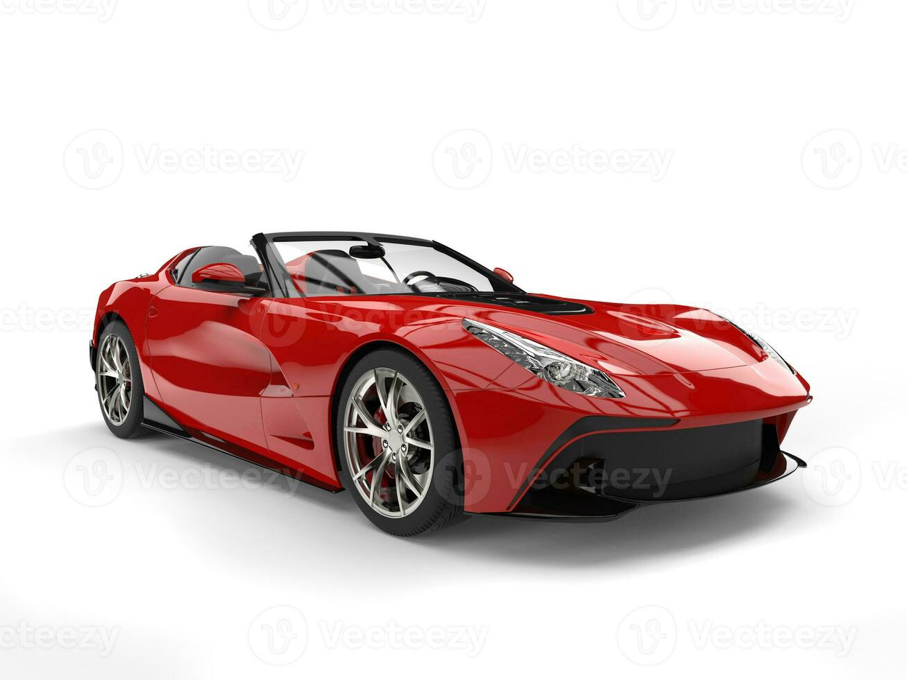 Rage red modern super sports car photo