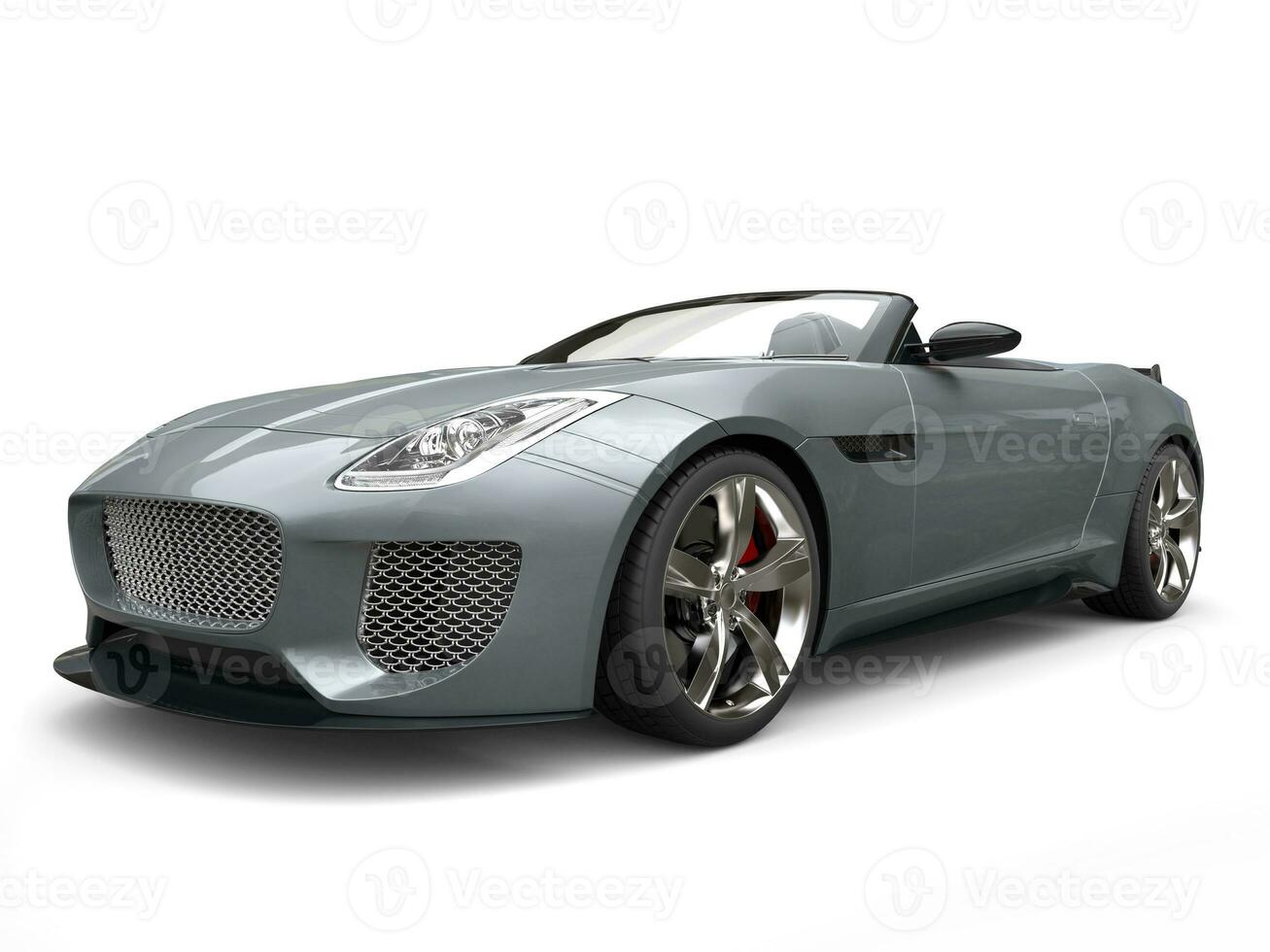 Awesome modern convertible sports car - beauty shot photo