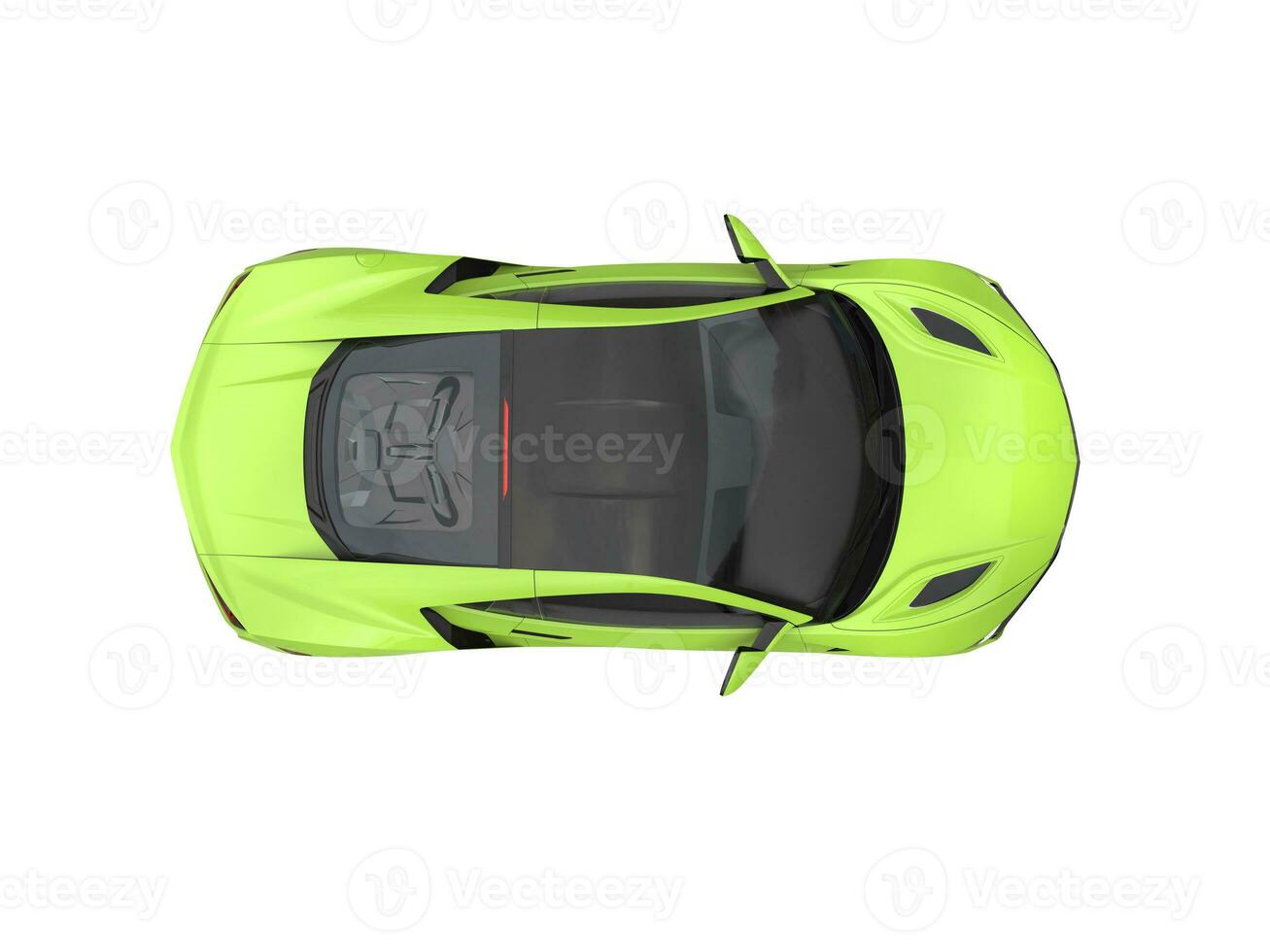 Lime green modern sports car - top down view 31195399 Stock Photo at  Vecteezy