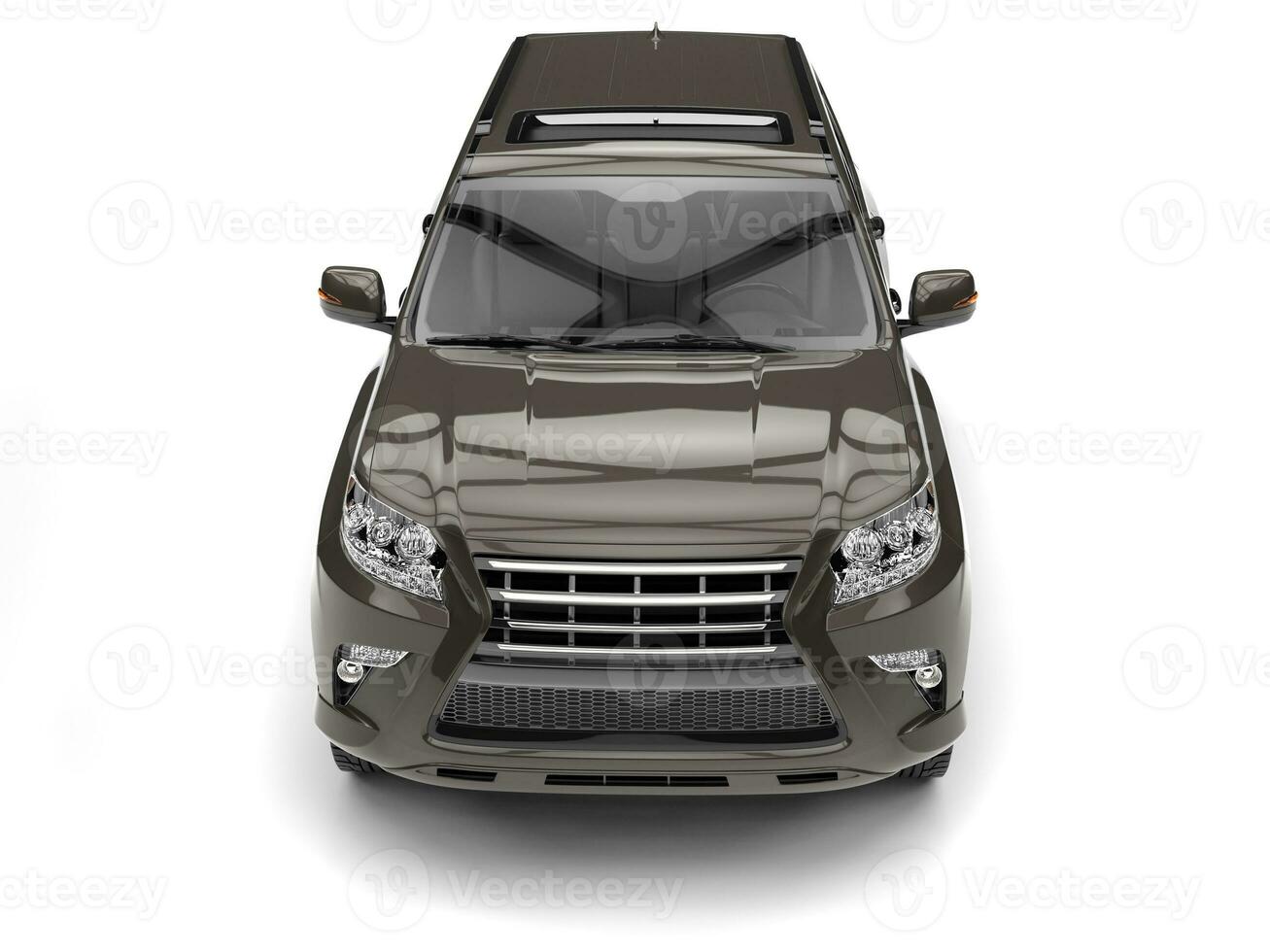 Metallic brown modern SUV photo