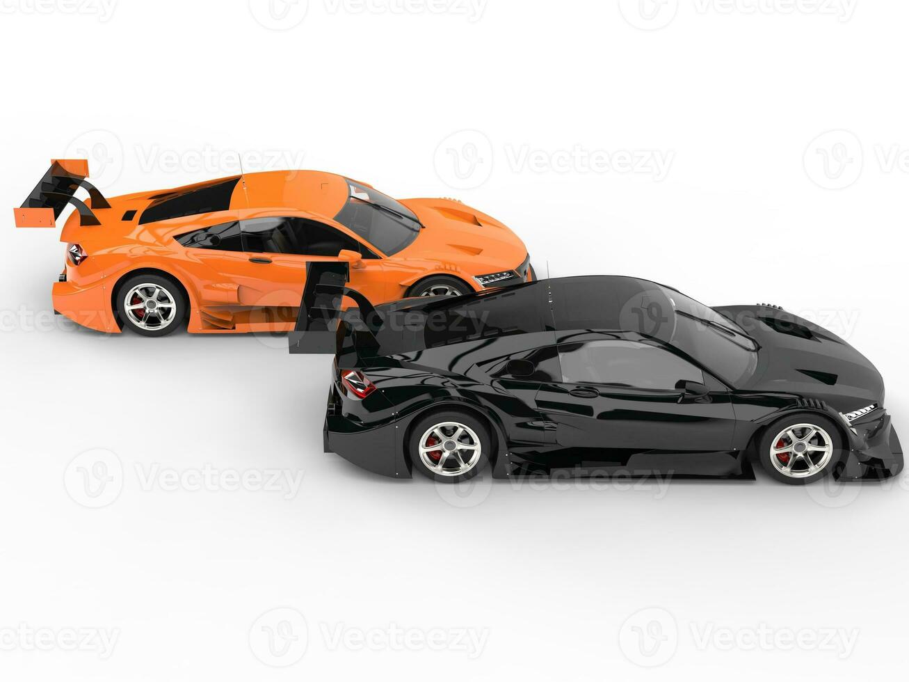 Black and orange awesome concept sports cars photo